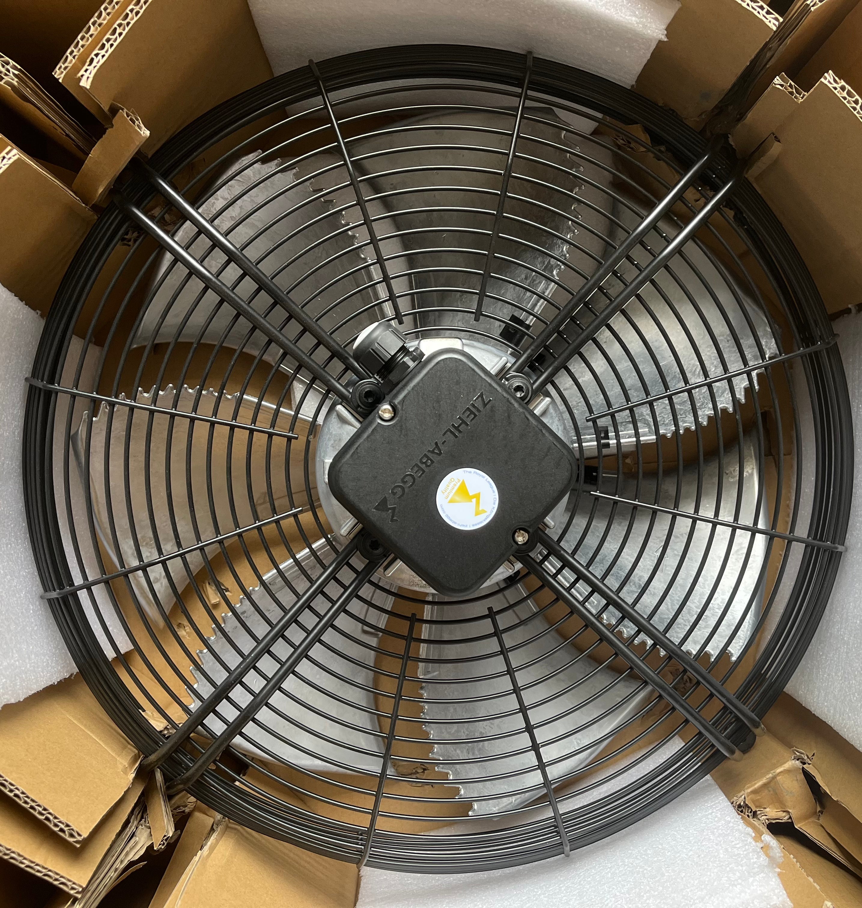 FE045-VDK.4I.V7 3-400V ZIEHL-ABEGG Axial Fan 400V Industrial Cooling Solution