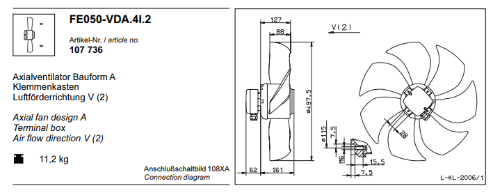 FE050-VD4.4I.2  ZIEHL-ABEGG Axial Fan