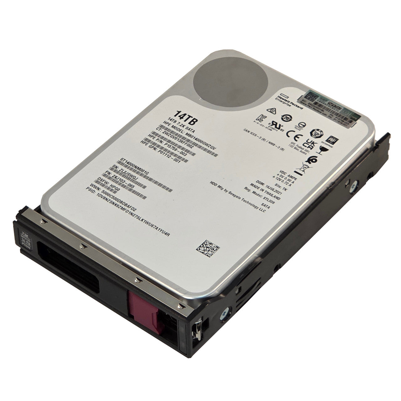 HPE P09165-B21 14TB 7.2K SATA 3.5in HDD P11519-001 | Alo Tech Solutions
