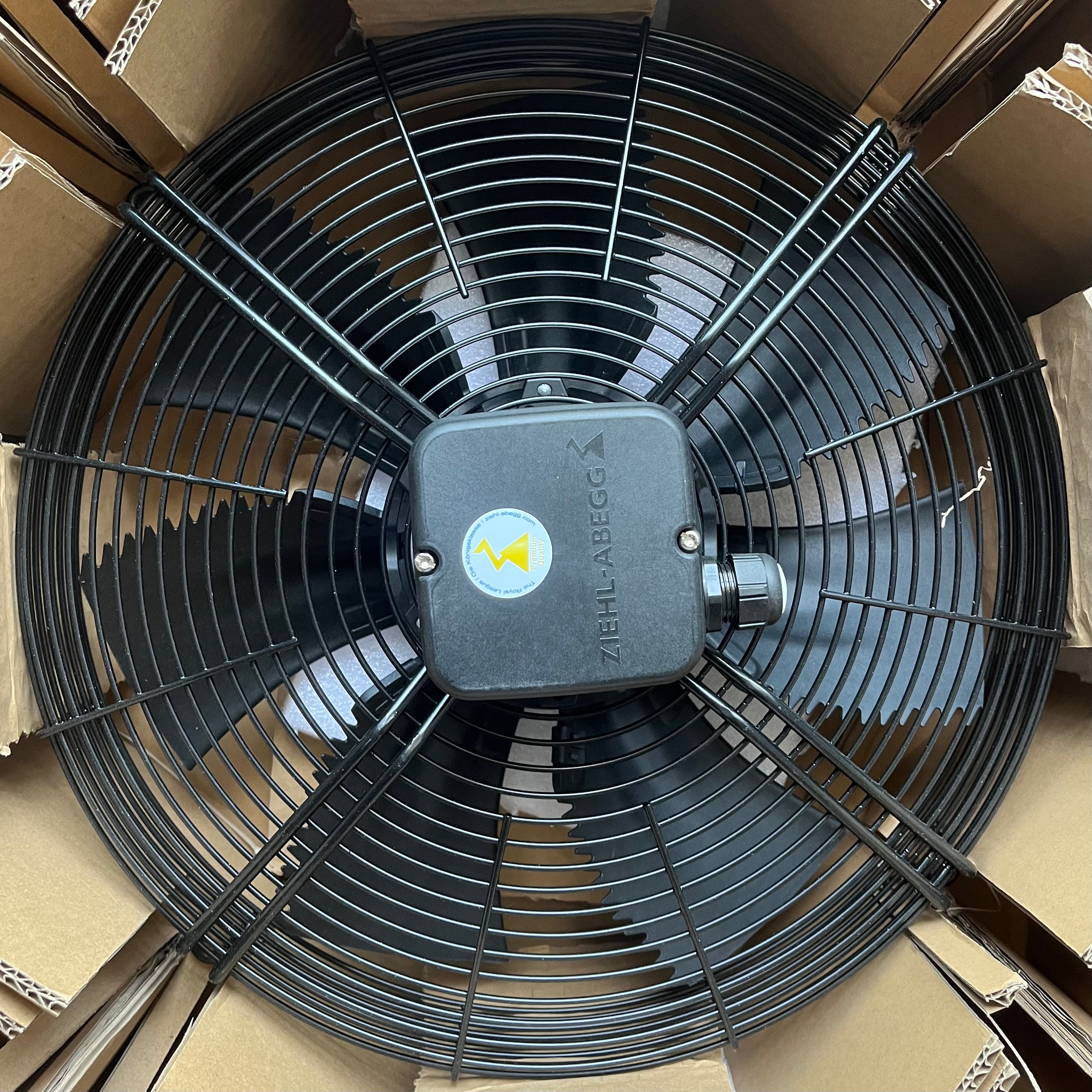 FN040-VDK.0F.V7P2 400V 0.38/0.18kW 0.29/0.68A 1020/1560rpm ZIEHL-ABEGG Axial Fan