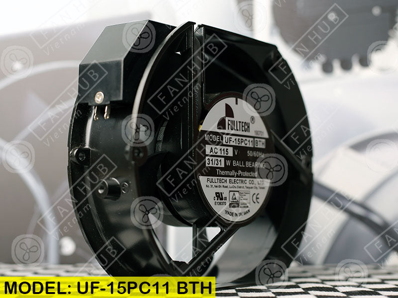 FULLTECH UF-15PC11 BTH – AC AXIAL FAN, 115VAC, 172x150x51mm