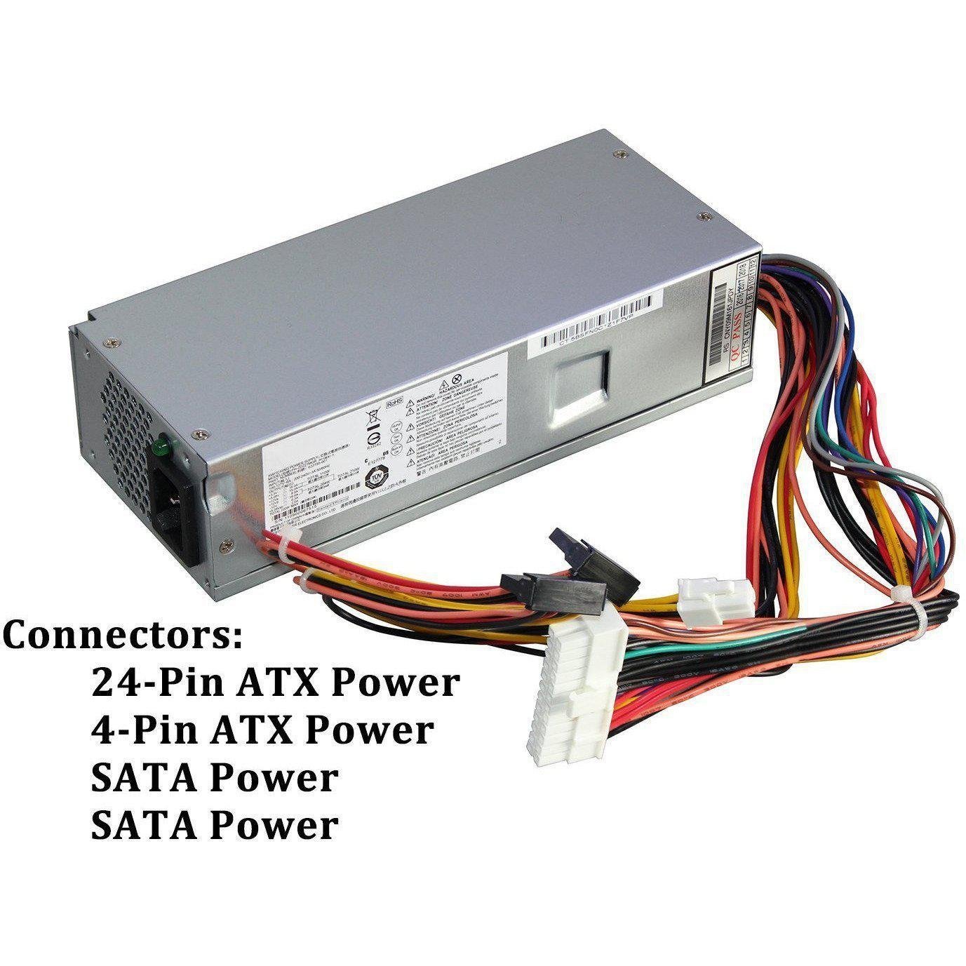 633195-001 220W Power Supply Unit PSU Compatible with Pavilion Slimline S5 S5-1xxx TouchSmart 310-1205la Desktop PC, FH-ZD221MGR PS-6221-9-FoxTI