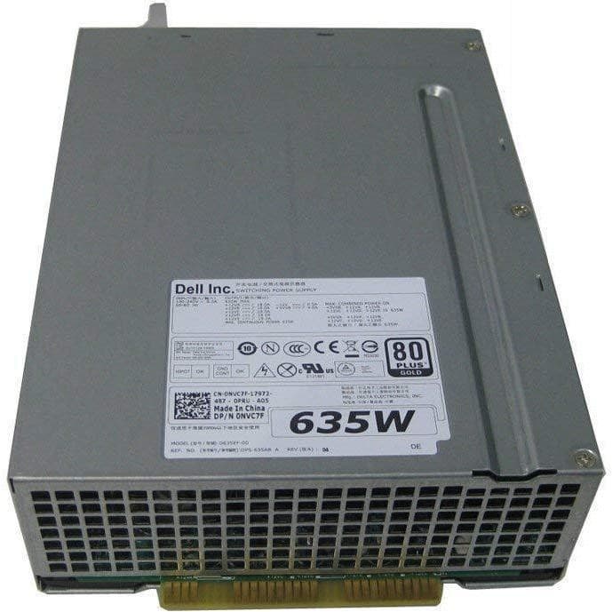 Dell PSU NVC7F Precision T5600 T3600 635W Power Supply Unit Delta D635EF-00 DPS-635AB-FoxTI