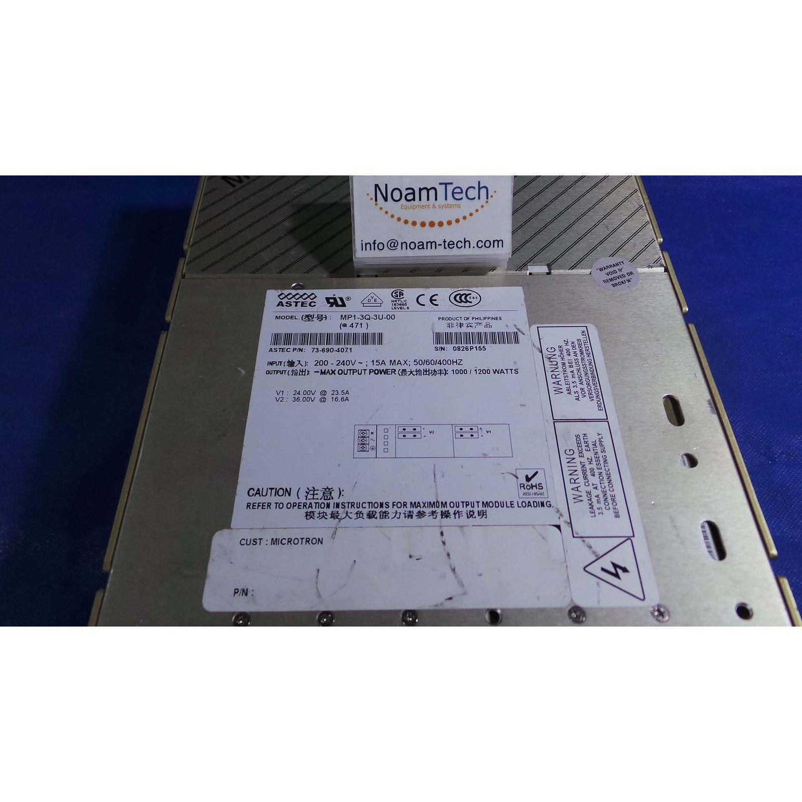 Fonte Emerson Power Supply MP1-3Q-3U-01 / 73-690-6034 / MVP Series / Emerson MP1-3Q-3
