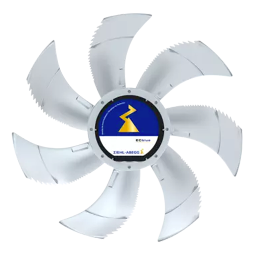 FN080-ZIA.GQ.V7P3 ZIEHL-ABEGG Axial Fan 3.1 kW 4.8/3.8 A 1100 rpm