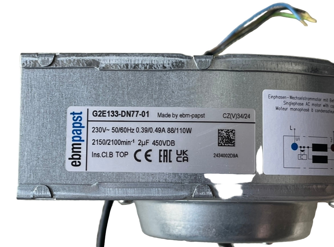G2E133-DN77-01 ebm-papst centrifugal fan 230V Compact High-Efficiency Cooling Solution