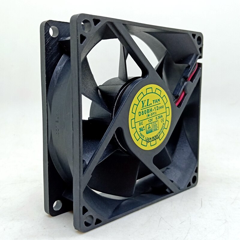 D80BH-12HH 12V DC Axial Cooling Fan