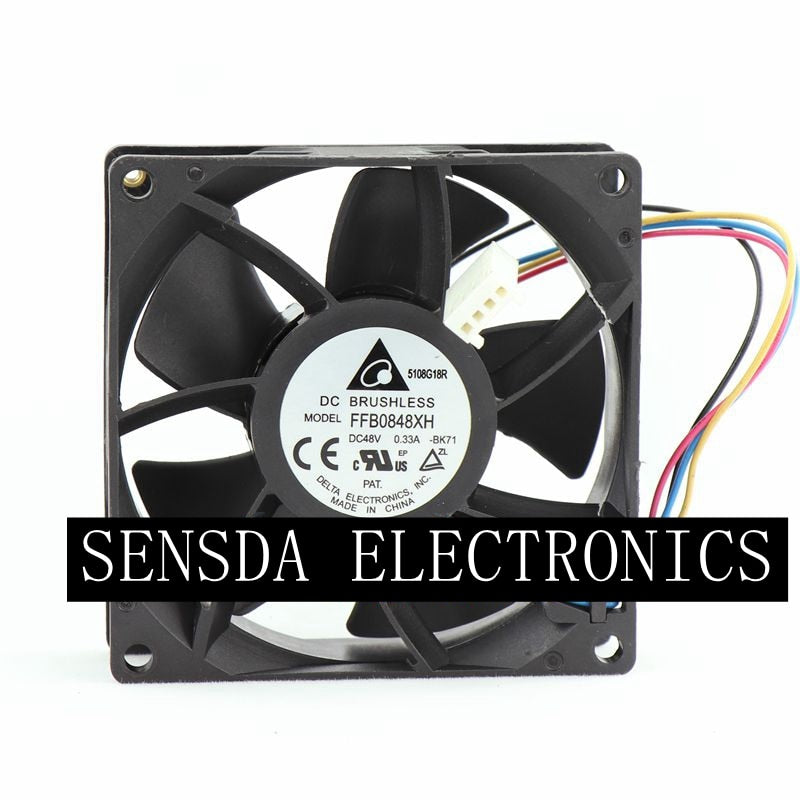 Delta FFB0848XH 80x80x25mm 48V DC 0.33A Axial Cooling Fan