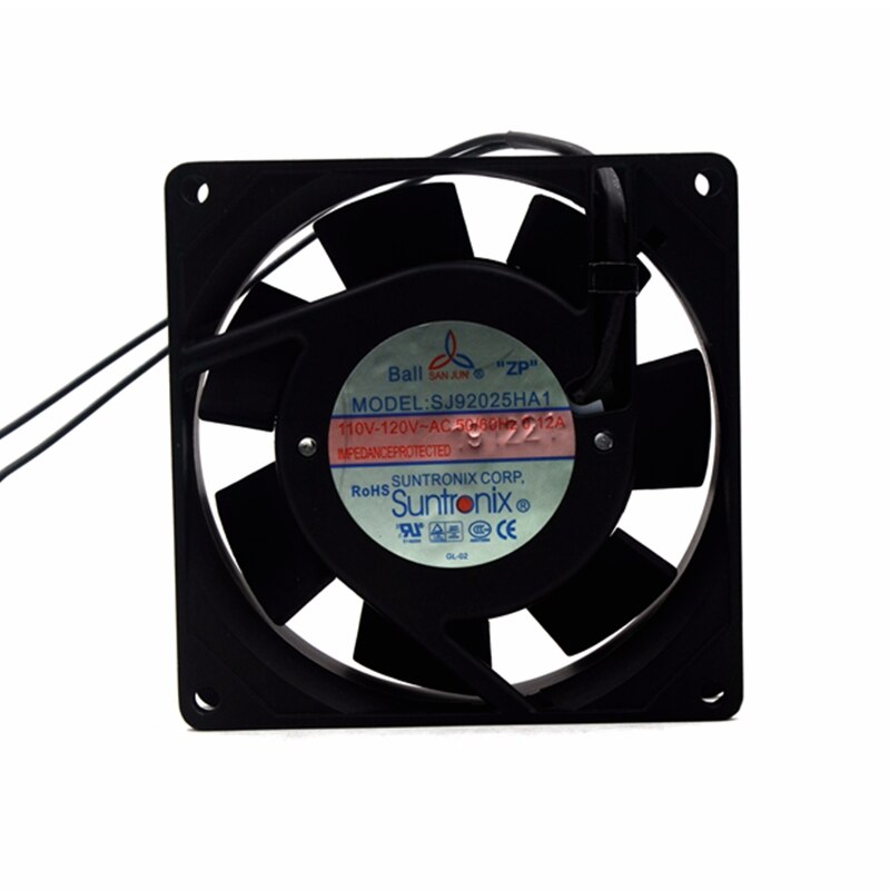 SJ92025HA1 92x92x25mm 115V AC 0.12A Axial Cooling Fan