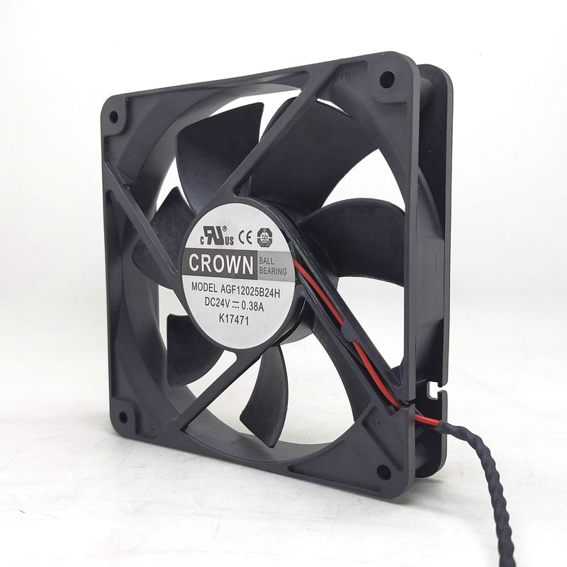 AGF12025B24H 12025 120x120x25mm 24V DC Axial Cooling Fan
