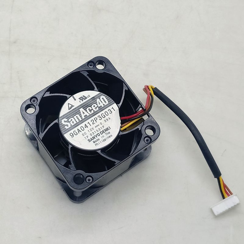 Sanyo Denki 9GA0412P3G031 40x40x28mm 12V DC Axial Cooling Fan