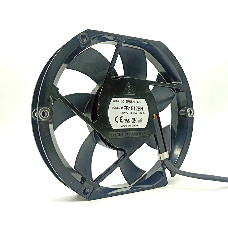 Delta AFB1512EH 172x150x25.4mm 12V DC 3.00A Axial Cooling Fan