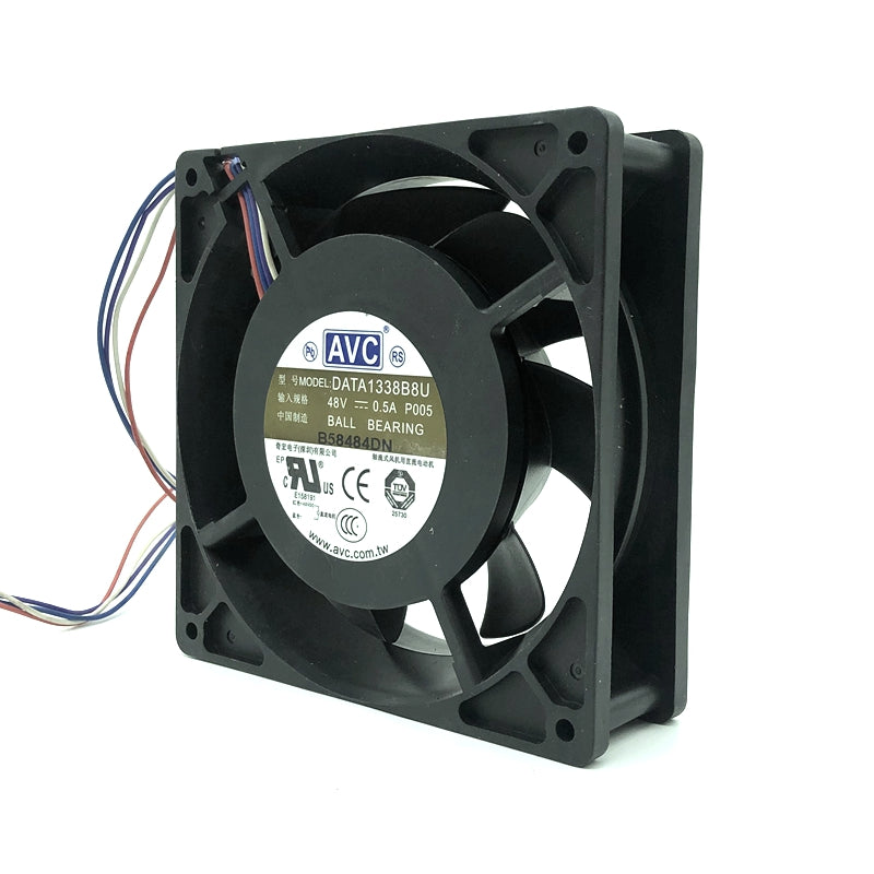 AVC DATA1338B8U 48V DC Brushless Cooling Fan 0.5A