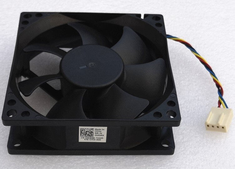 AVC DS08025R12U 80x80x25mm 12V DC 0.70A 4-Wire Axial Cooling Fan