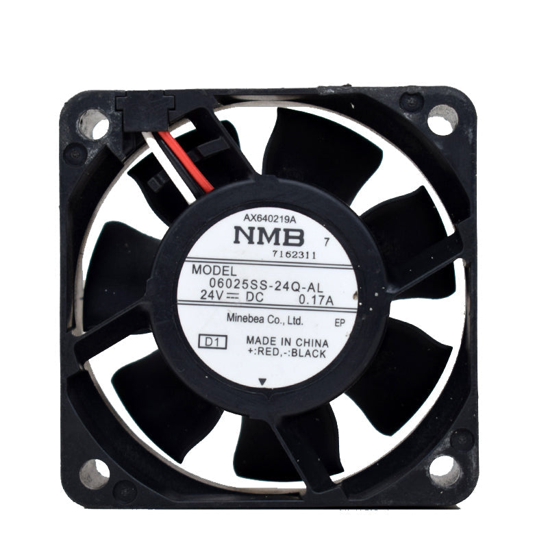 NMB 06025ss-24q-al 60x60x25mm 24V DC 0.17A Axial Cooling Fan