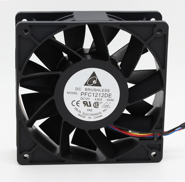 Delta PFC1212DE 120x120x38mm 12V DC 4.8A Axial Cooling Fan