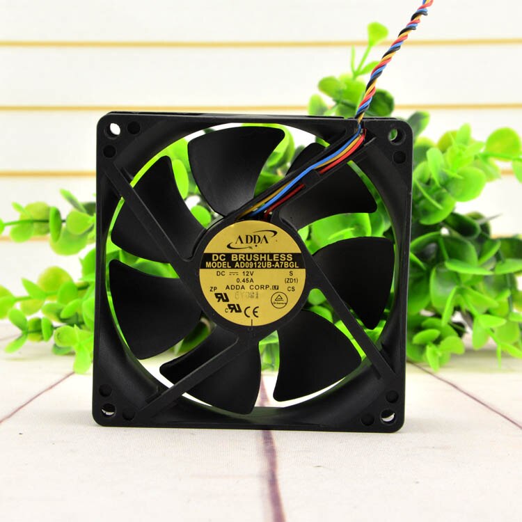 ADDA AD0912UB-A7BGL 92x92x25mm 12V DC Industrial Cooling Fan