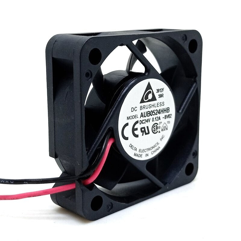Delta AUB0524HHB 50x50x15mm 24V DC Axial Cooling Fan