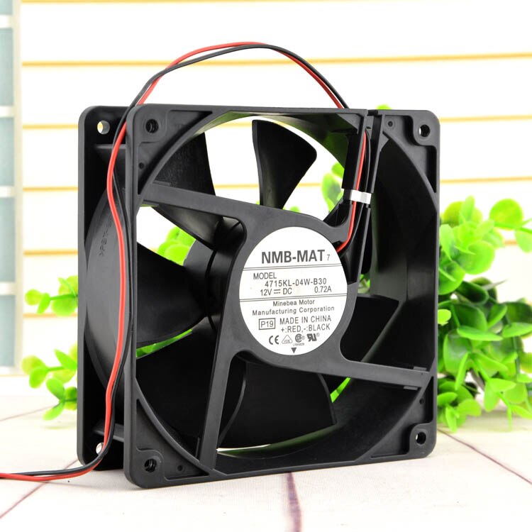 NMB 4715KL-04W-B30 120x120x38mm 12V DC 0.72A Axial Cooling Fan