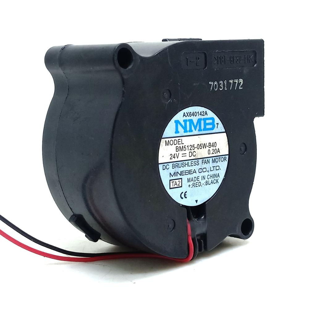 NMB BM5125-05W-B40 51x51x25mm 24V DC 0.20A Axial Cooling Fan