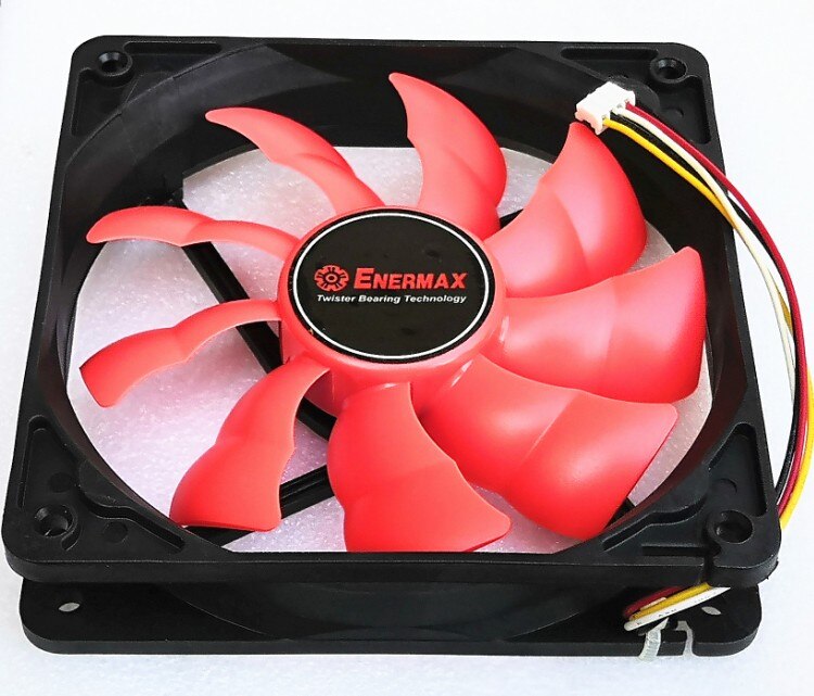 ED122512H 12025 120x120x25mm 12V DC 0.30A 4-Wire Axial Cooling Fan