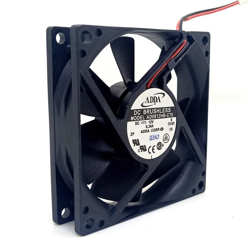 ADDA AD0812HB-C70 12V DC Axial Cooling Fan