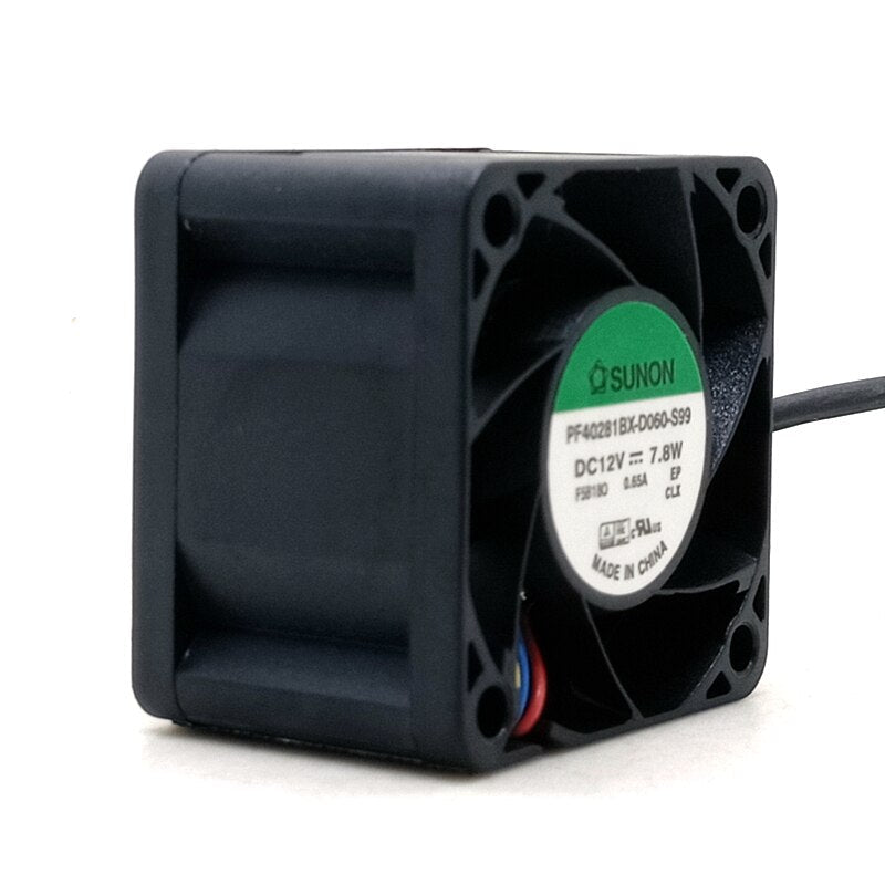 SUNON pf40281bx-d060-s99 40x40x28mm 12V DC Axial Cooling Fan
