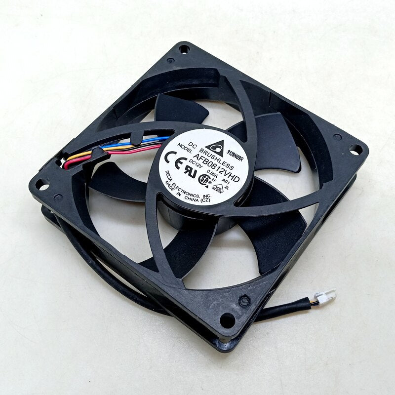 Delta AFB0812VHD 80x80x20mm 12V DC 0.50A Axial Cooling Fan