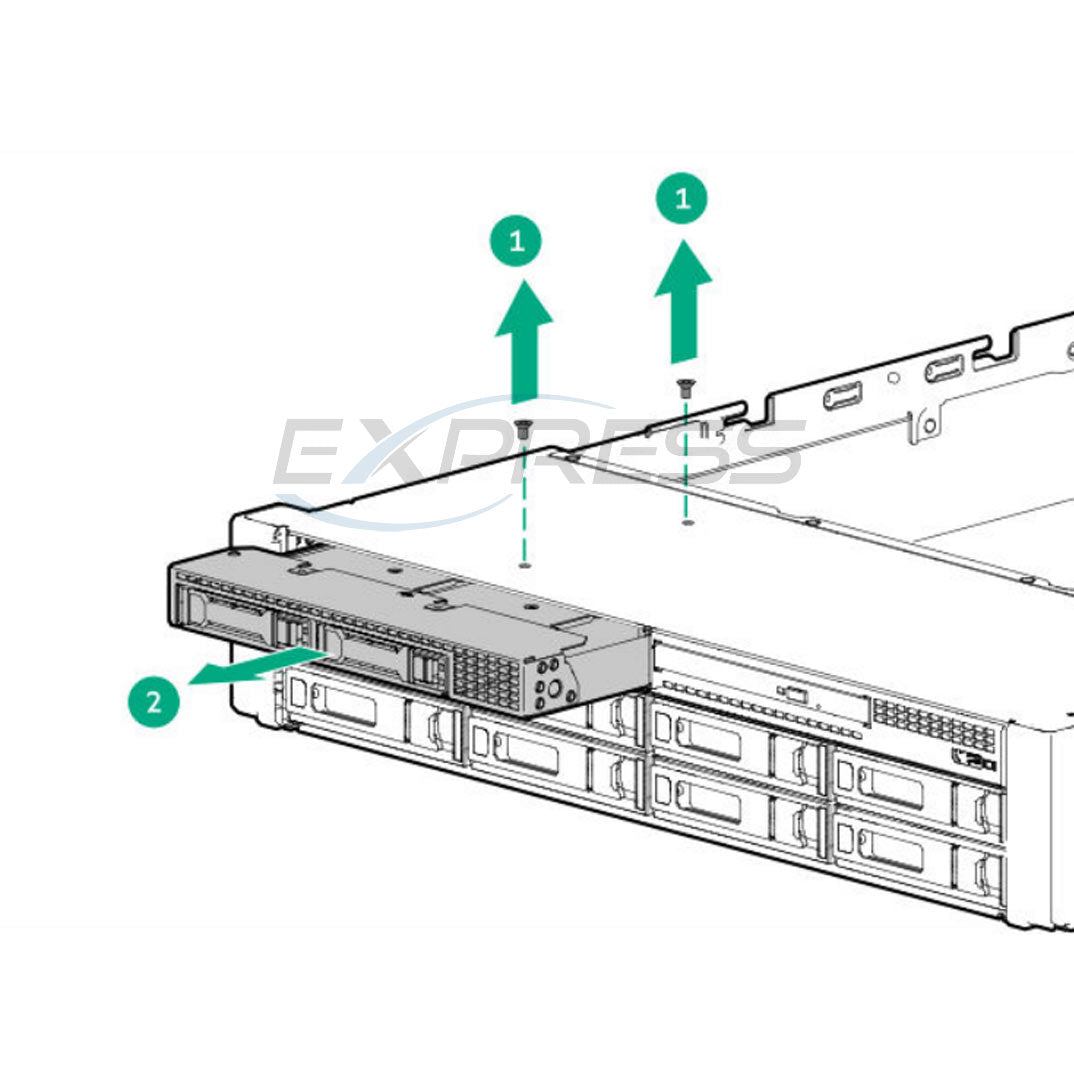 P57111-B21 - 2SFF x4 Tri-Mode U.3 BC Side-by-Side Box 1 Drive Cage Kit | Refurbished HPE ProLiant DL345 Gen11