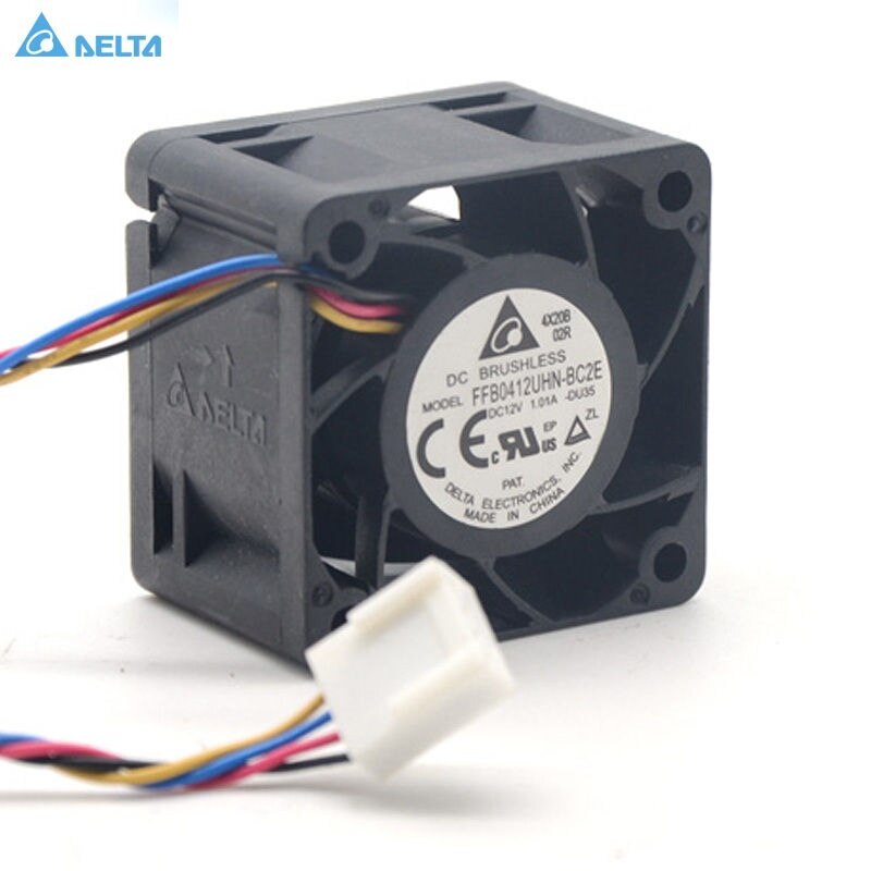 Delta FFB0412UHN 40x40x28mm 12V DC 1.01A Axial Cooling Fan