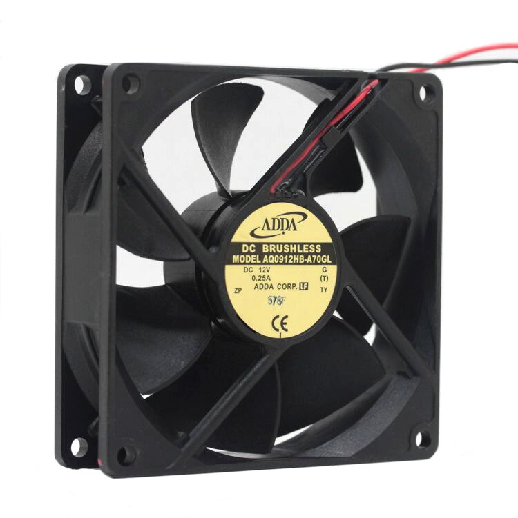 ADDA AQ0912HB-A70GL 92x92x25mm 12V DC 0.25A Axial Cooling Fan