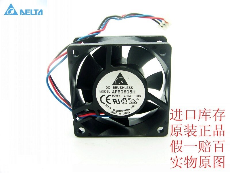 Delta AFB0605H 60x60x25mm 5V DC 0.47A Axial Cooling Fan