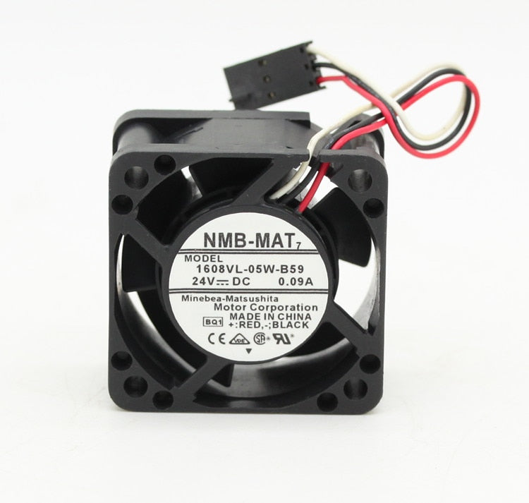 NMB 1608VL-05W-B59 40x40x20mm 24V DC Industrial Cooling Fan