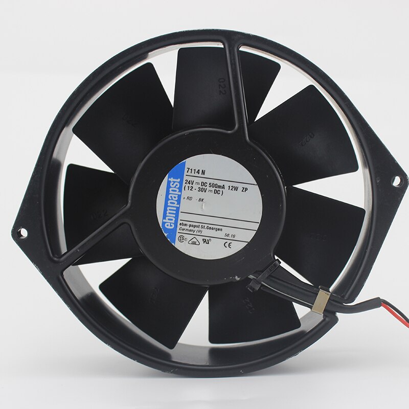 ebm-papst 7114N 71x71x14mm 24V DC 0.5A Axial Cooling Fan