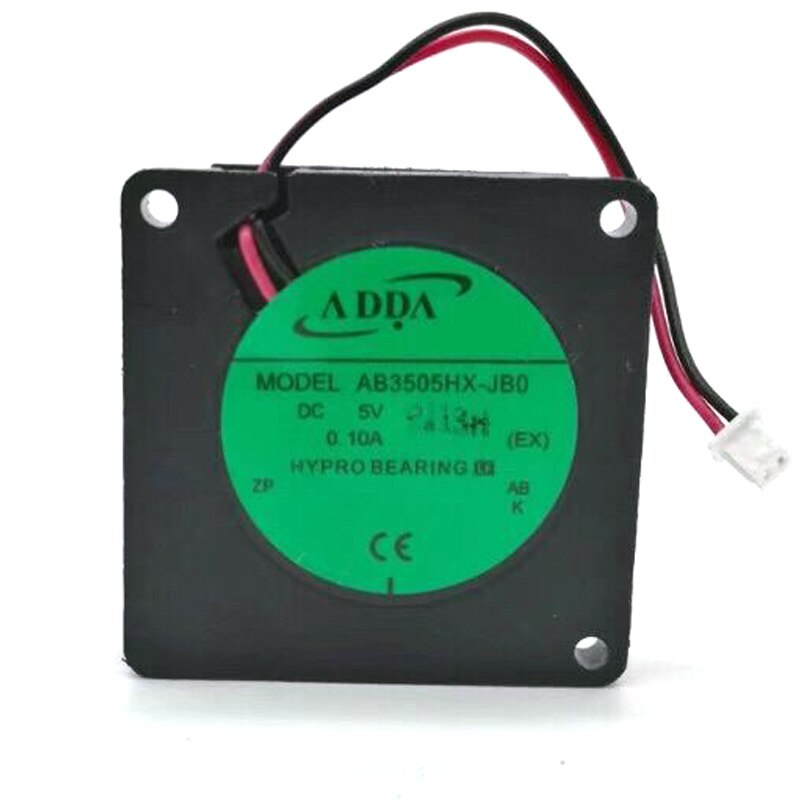 ADDA AB3505HX-JB0 35x35x9mm 5V DC 0.1A 2-Wire DC Blower Fan