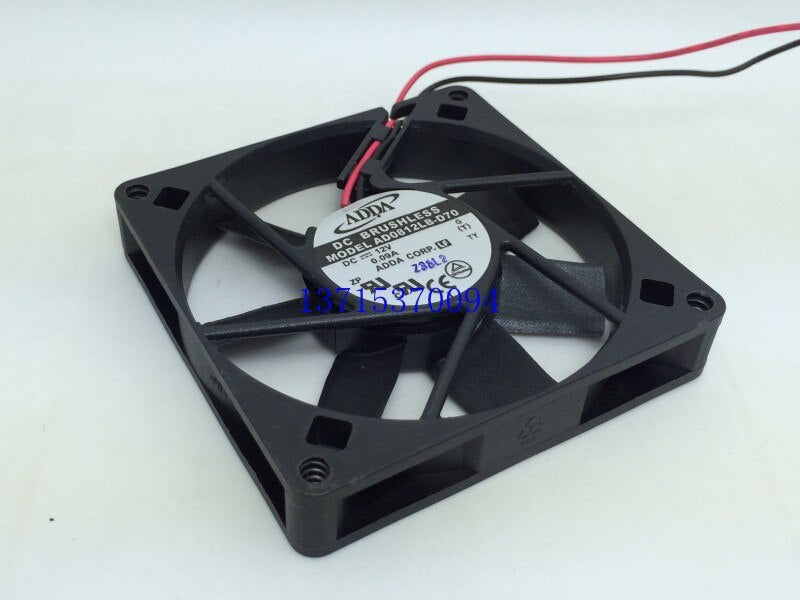 ADDA AD0812LB-D70 12V DC 0.09A Axial Cooling Fan