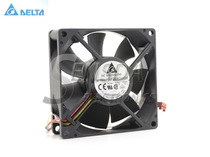 Delta AFB0824SH 80x80x25mm 24V DC 0.33A Axial Cooling Fan