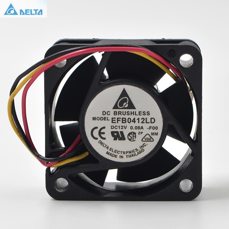 Delta EFB0412LD 40x40x20mm 12V DC 0.05A Axial Cooling Fan