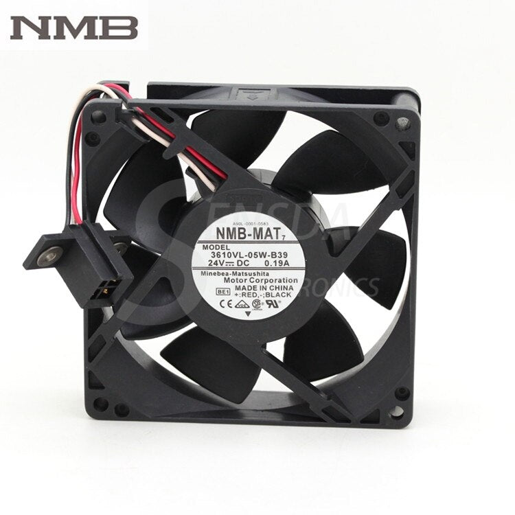 NMB 3610VL-05W-B39 92x92x25mm 24V DC 0.19A Axial Cooling Fan