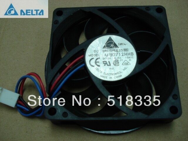 Delta AFB0712HHB 70x70x15mm 12V DC 0.26A Axial Cooling Fan