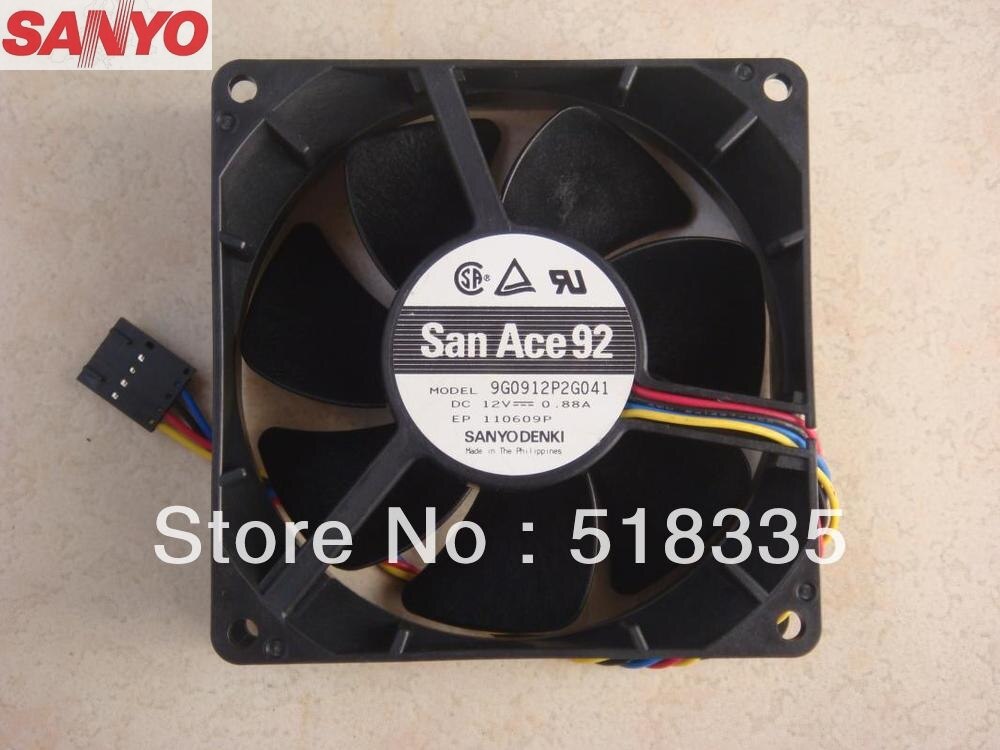 Sanyo Denki 9G0912P2G041 90x90x32mm 12V DC 0.88A Axial Cooling Fan