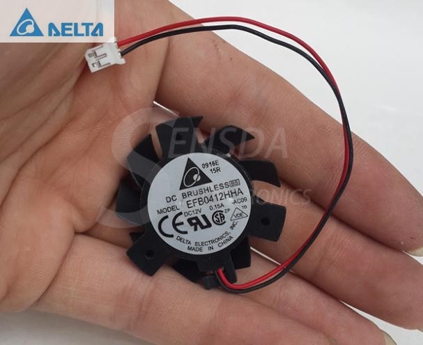 Delta EFB0412HHA 40x40x10mm 12V DC 0.15A Axial Cooling Fan