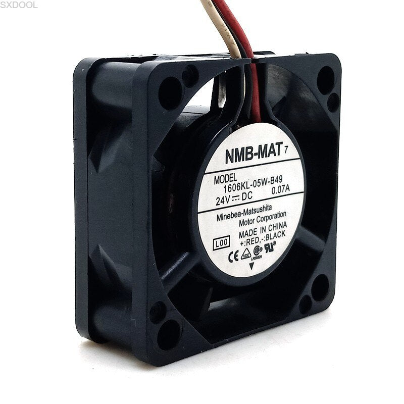 NMB 1606KL-05W-B49 40x40x15mm 24V DC Axial Cooling Fan