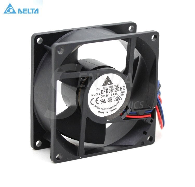 Delta EFB0812EHE 80x80x38mm 12V DC 0.62A Axial Cooling Fan
