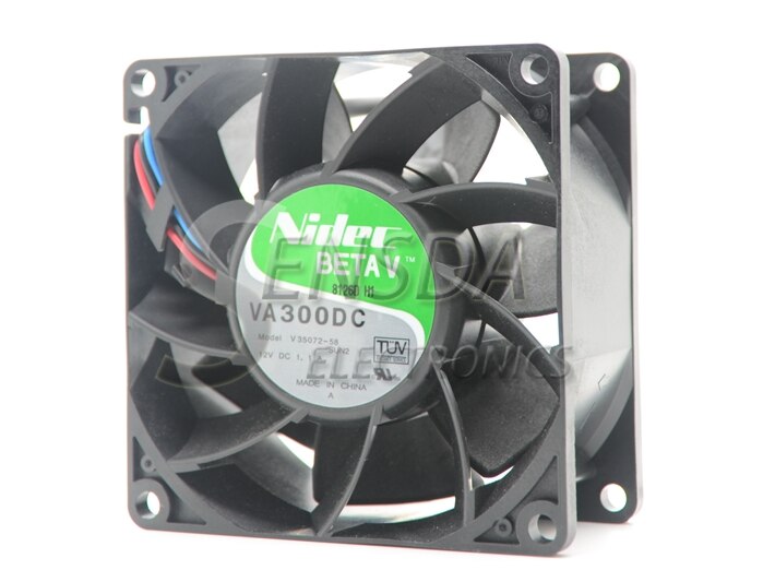 Nidec VA300DC 80x80x38mm 12V DC 1.1A Axial Cooling Fan