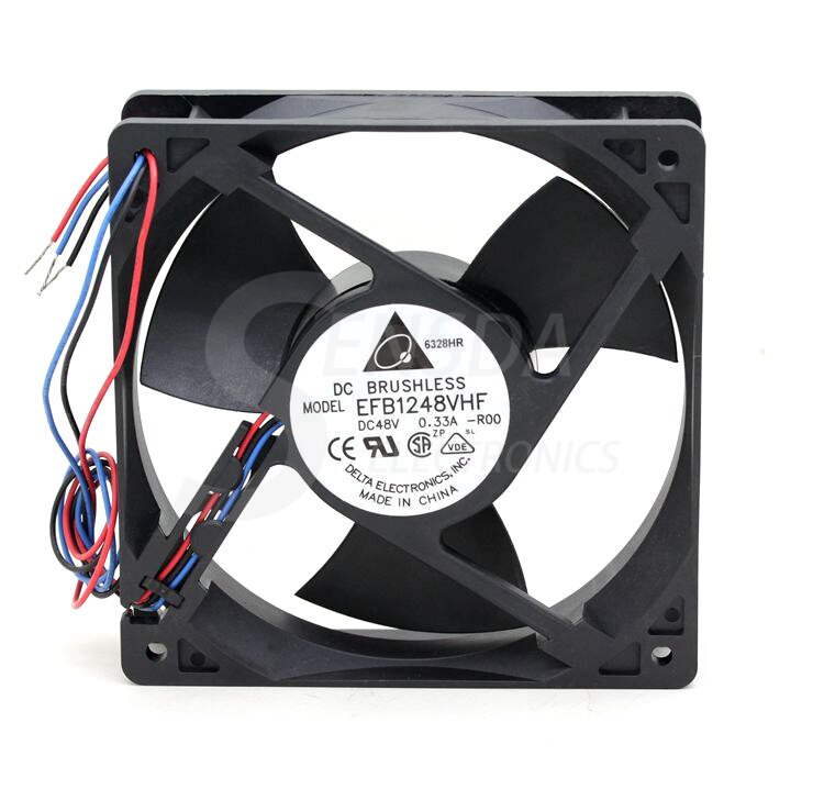 Delta EFB1248VHF 120x120x32mm 48V DC 0.33A Axial Cooling Fan