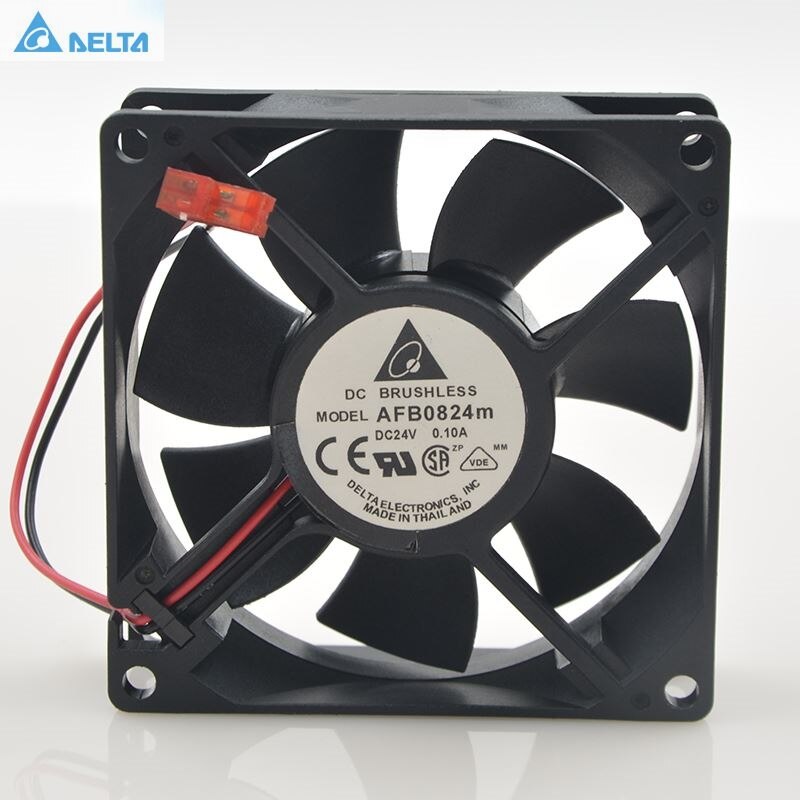 Delta AFB0824M 80x80x25mm 24V DC 0.10A Axial Cooling Fan