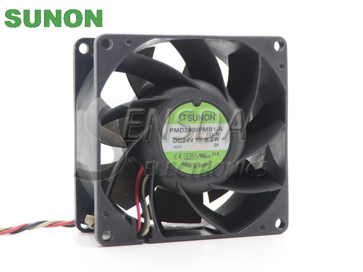 SUNON PMD2408PMB1-A 80x80x38mm 24V DC Axial Cooling Fan