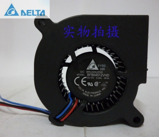 Delta BFB04512VHD 45x45x20mm 12V DC 0.24A 3-Wire Axial Cooling Fan
