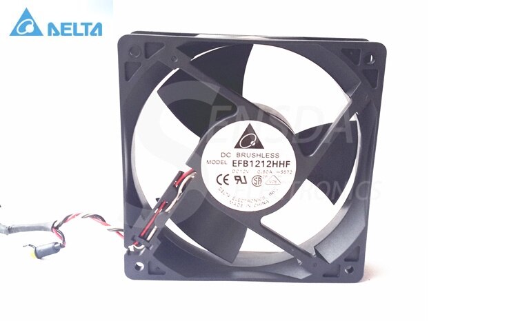Delta EFB1212HHF 12V DC 0.80A Axial Cooling Fan